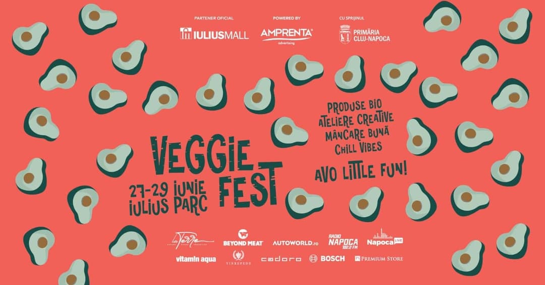 Veggie Fest debutează vineri, 27 iunie, la Iulius Parc – Un weekend de sănătate, gust savuros și conexiuni autentice în comunitate.