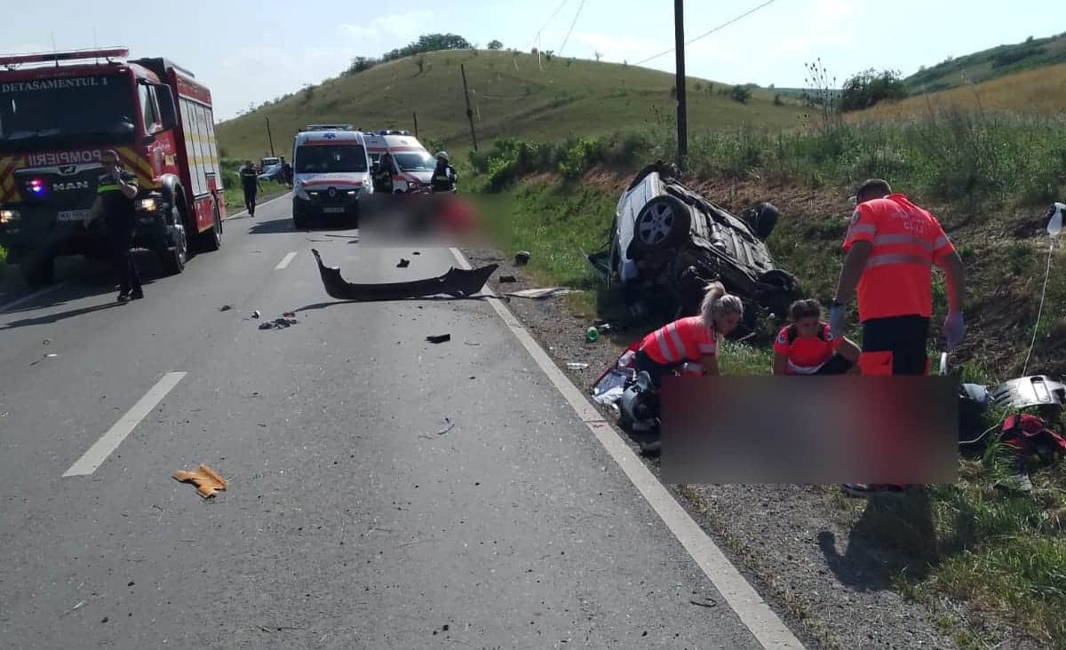 Femeie rănită în accidentul de la Apahida a încetat din viață la spital, anunță IPJ Cluj