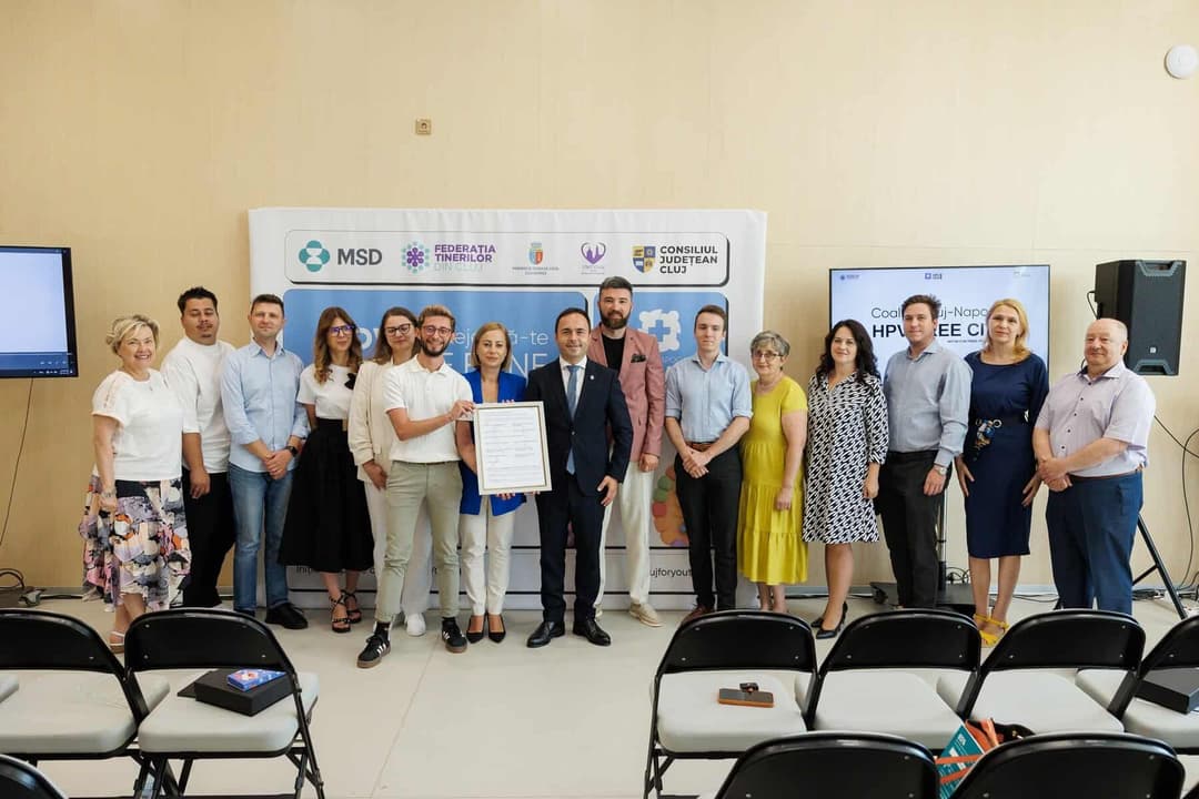 Prima Coaliție HPV-free City din România, lansată pentru o generație fără HPV!