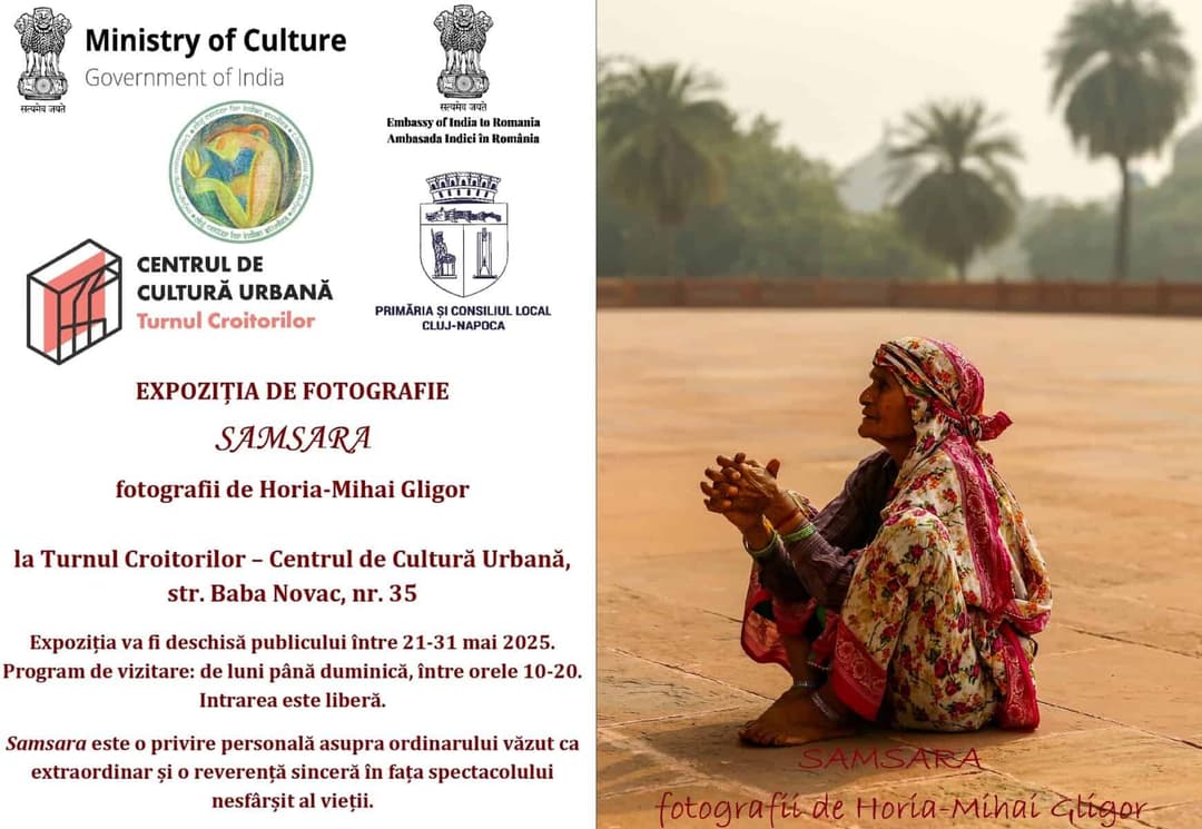 India în Imagini și Henna: Expoziție și Carte Lansate la Zilele Clujului, 21-31 Mai 2025, la Turnul Croitorilor