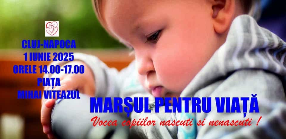  Sărbătorirea vocilor celor născuți și nenăscuți pe 1 iunie în Piața Mihai Viteazul