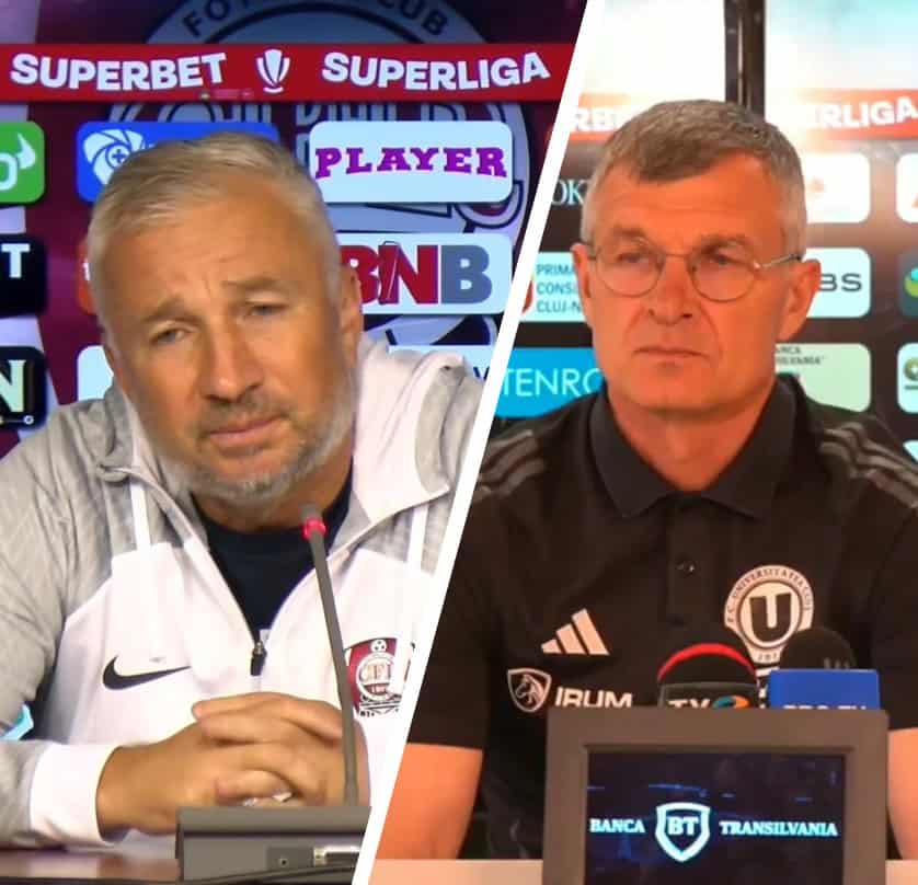  Confruntarea Crucială între CFR și Universitatea Cluj cu Dan Petrescu și Ioan Ovidiu Sabău la Cârma!
