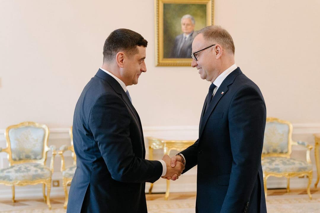  George Simion, candidat la prezidențiale, întrevedere strategică cu Andrzej Duda, președintele Poloniei, la Varșovia