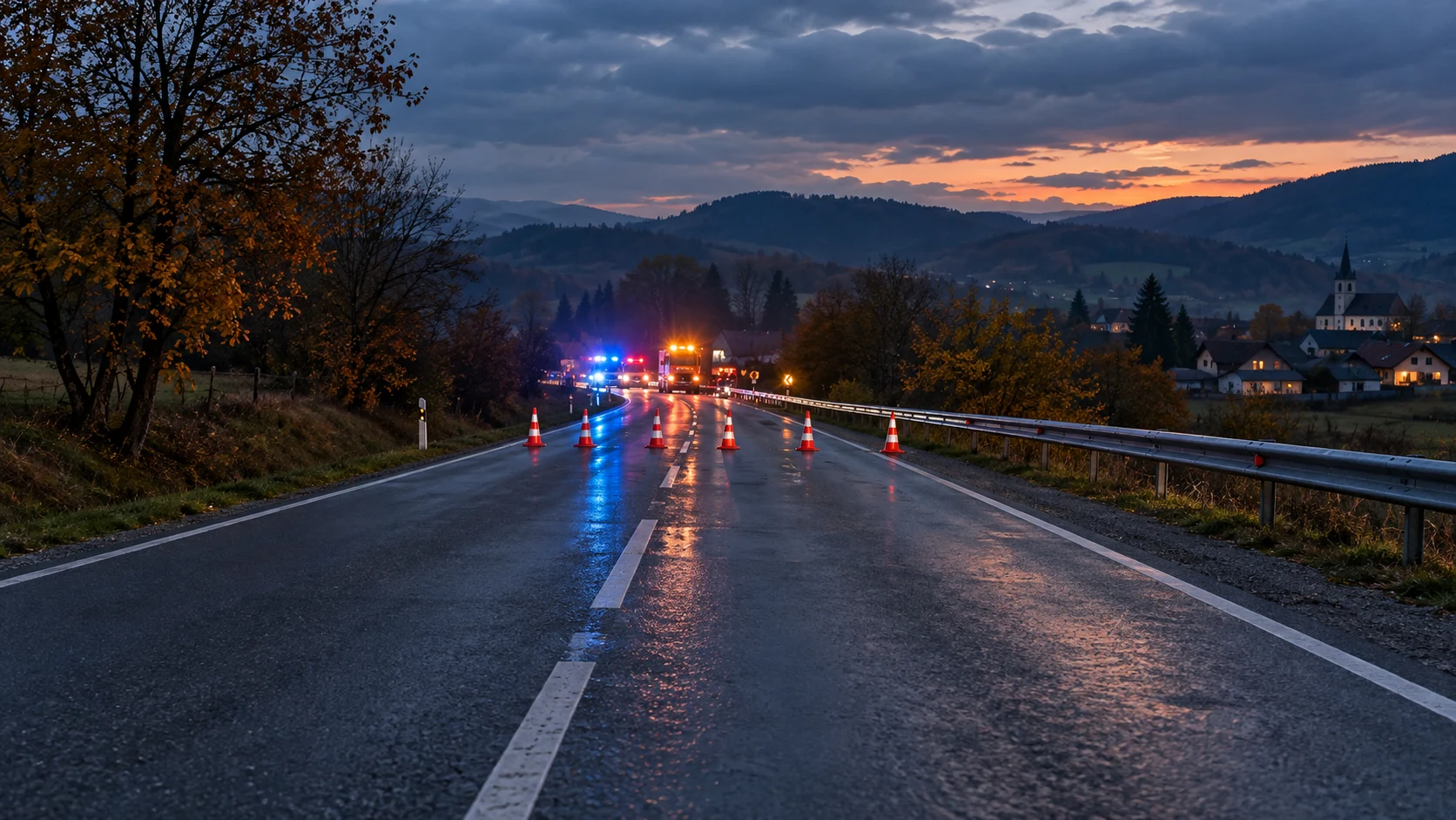 Accident mortal pe DN1C, la Jucu: un bărbat a murit după coliziunea dintre două mașini