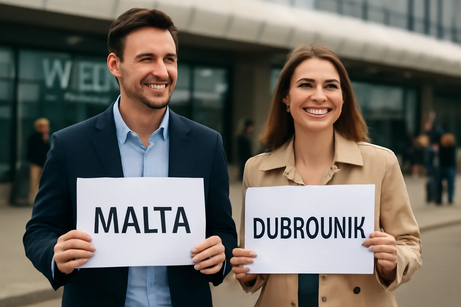 Aeroportul din Cluj introduce din mai zboruri de vacanță directe către Malta și Dubrovnik