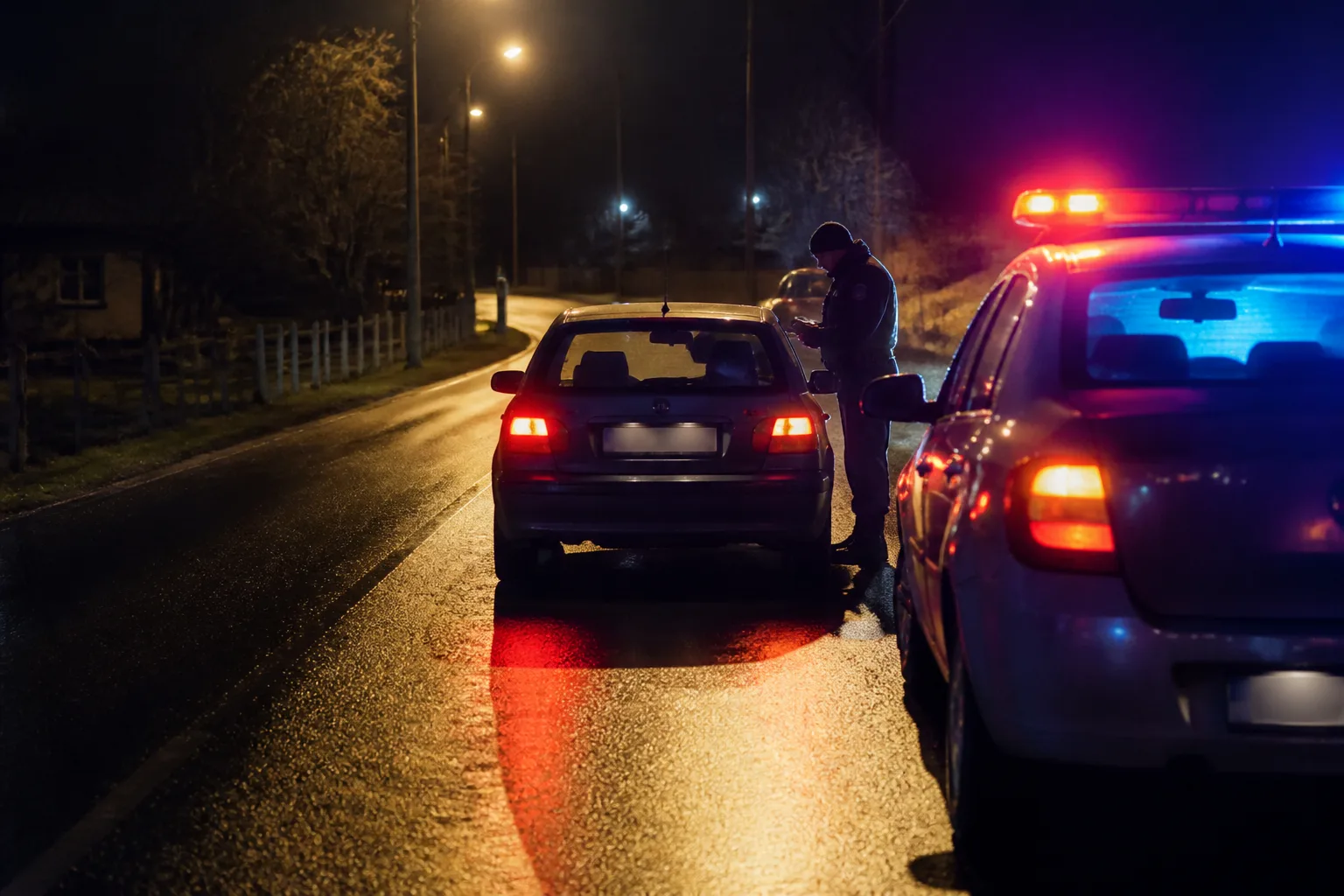 Aghireșu: tânăr de 27 de ani, reținut fără permis, cu alcool și substanțe psihoactive