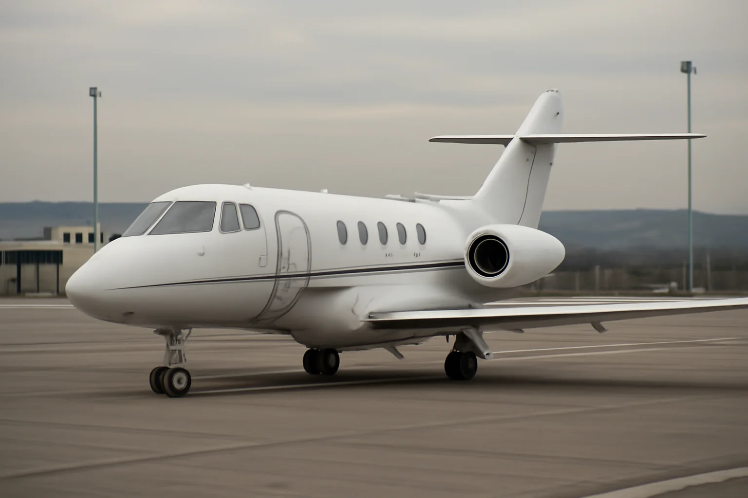 Avionul privat al fraților Pavăl, model Embraer Phenom 300E, fotografiat pe aeroportul din Cluj-Napoca