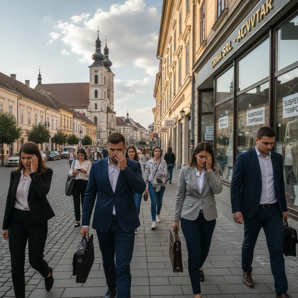 Cluj-Napoca: creștere a suspendărilor de firme, județul urcă pe locul 2 la nivel național