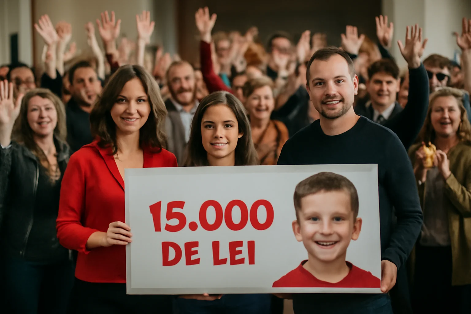 FOTO. Clujenii au adunat 15.000 de lei pentru Andrei, copilul de 6 ani cu boală gravă, într-un eveniment caritabil de dans pentru viață