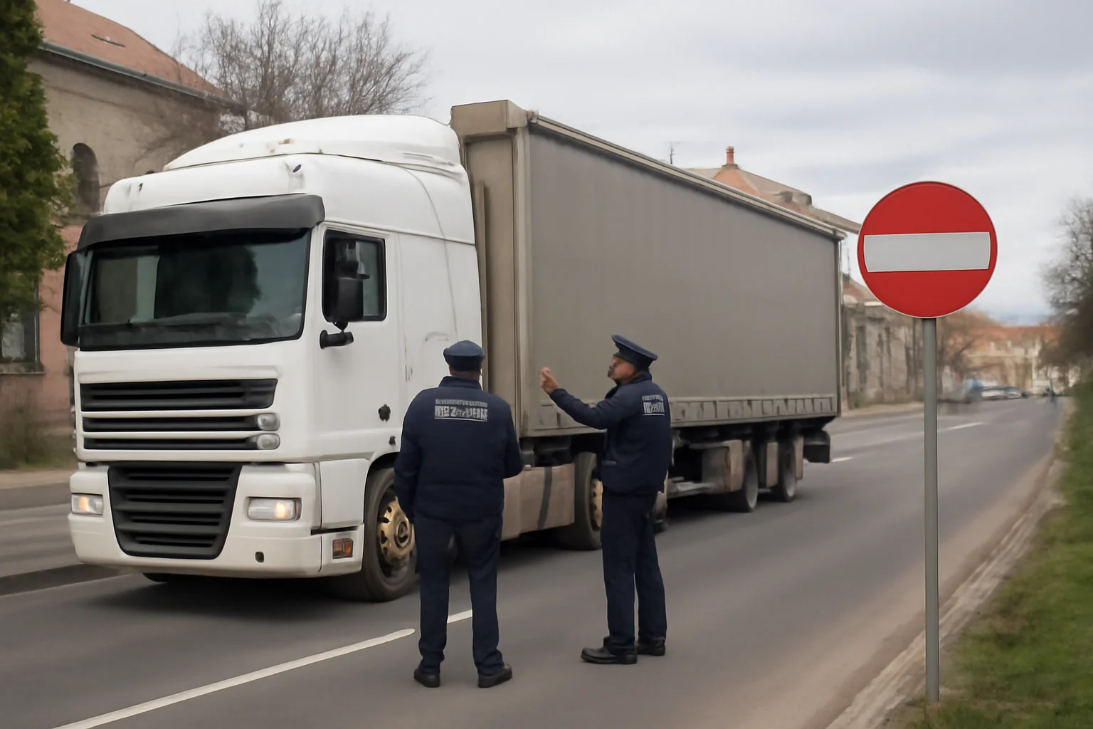 Intrarea TIR-urilor Interzisă în Cluj-Napoca! Un Șofer Testează Vigilența Poliției Locale și Eșuează.