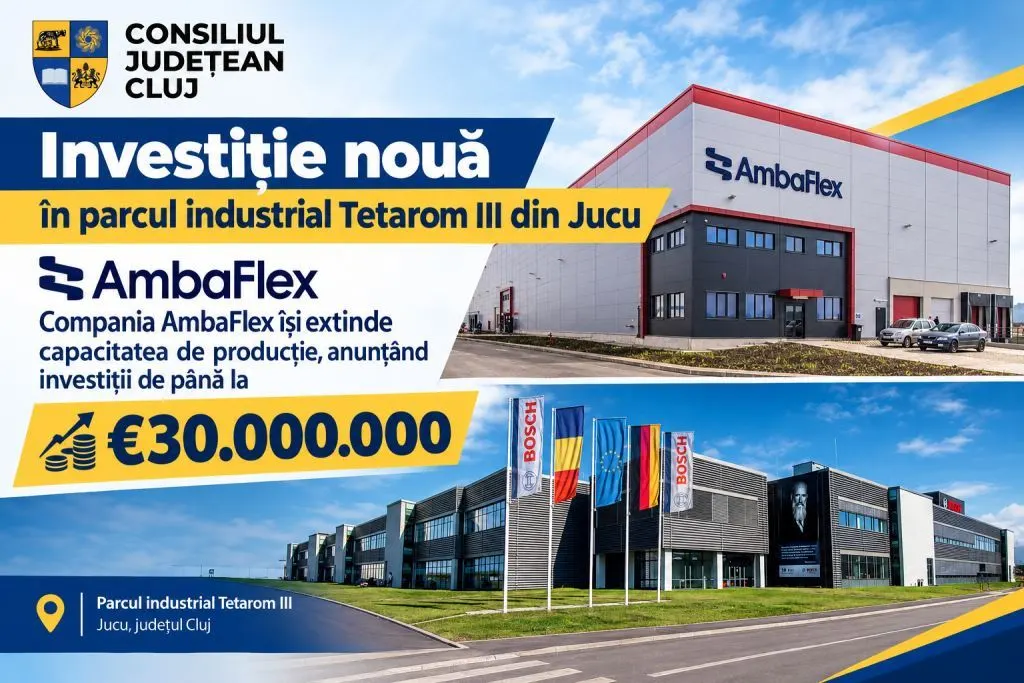 Jucu, Tetarom III: AmbaFlex, închiriere pe 5,7 ha și până la 30 mil. €