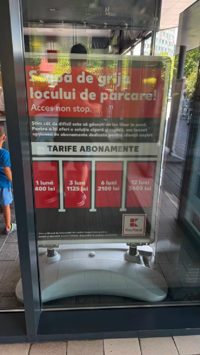Un Kaufland din București închiriază parcarea. Ce ar însemna un asemenea serviciu în Cluj