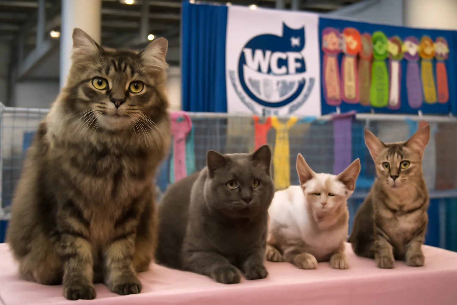  Pisica Transilvană și alte rase de excepție la WCF International Cat Show!