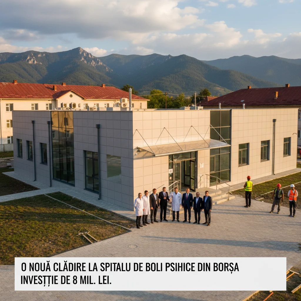 Spitalul Borșa: proiect fotovoltaic 224 kWp, ~1,58 mil. lei