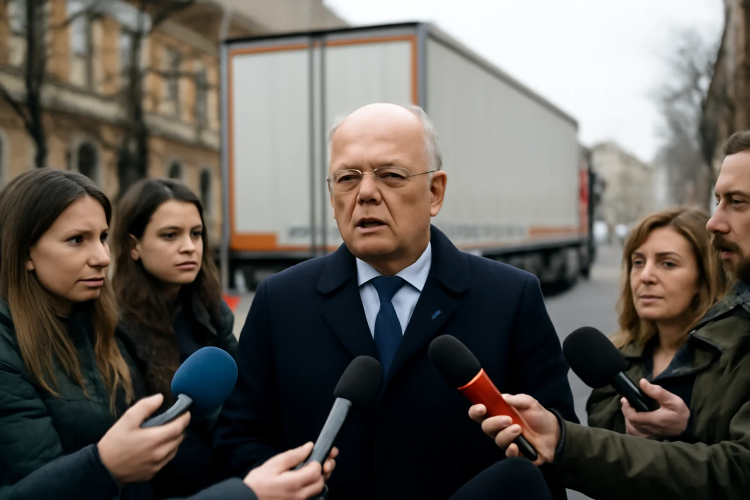 TIR blocat în Cluj-Napoca a dat peste cap traficul: explicațiile și măsurile anunțate de Emil Boc